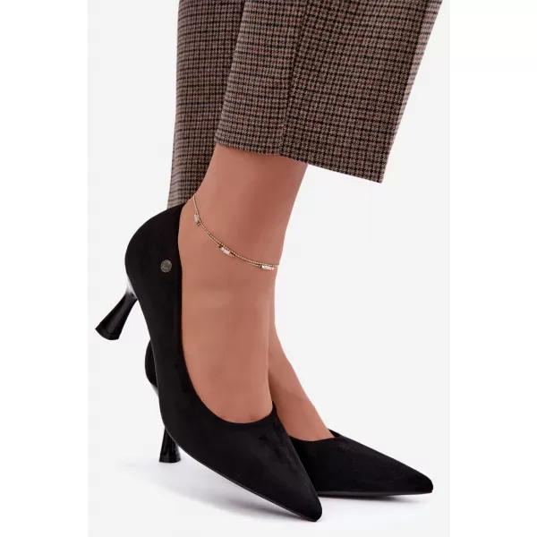  Pompe de dama VINCEZA 62323 NEGRU MAT 