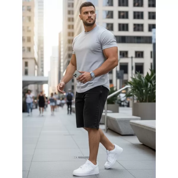  Tricou pentru bărbați DSTREET RX5675 GRI DESCHIS 