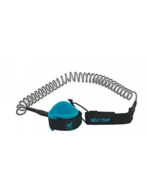 Lesa WATTSUP Coiled 10 8mm NEGRU/ALBASTRU