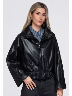 Geaca de dama OMBRE OW-JT-E0007 NEGRU