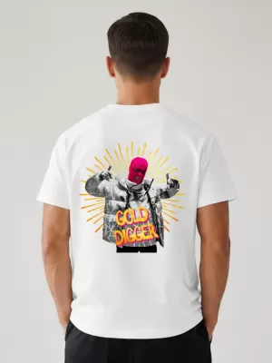 Tricou pentru bărbați DSTREET NX4014R-WH-O ALB