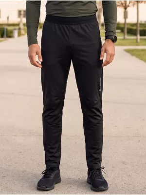 Pantaloni softshell pentru bărbați ALPINE PRO ABAR 2 NEGRU