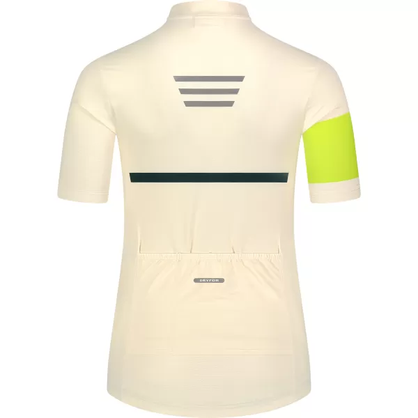  Tricou de ciclism pentru femei NORDBLANC ENTHUSIAST NBSLF8084 BEJ 