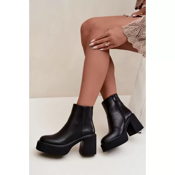  Botine de dama BOTO 5303 NEGRU 