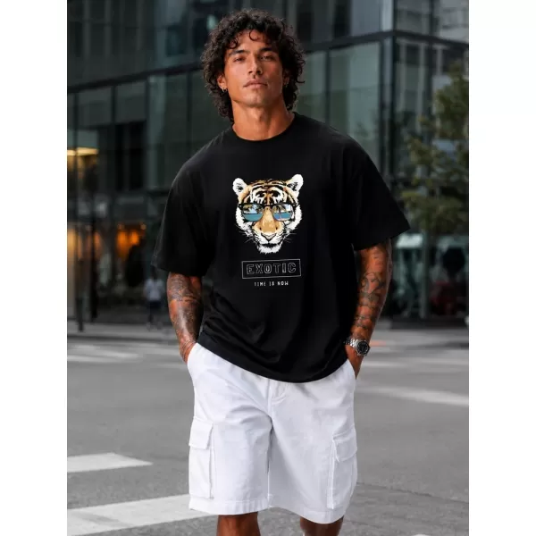  Tricou pentru bărbați DSTREET NX1011R-BK-O NEGRU 