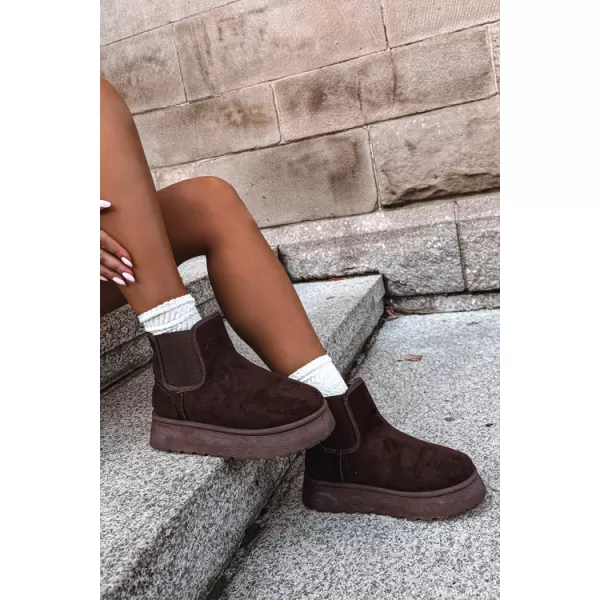  Pantofi de dama BIG STAR SHOES UU274174 UMBRE MARO/BEJ 