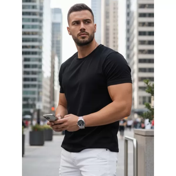  Tricou pentru bărbați DSTREET RX5670 NEGRU 