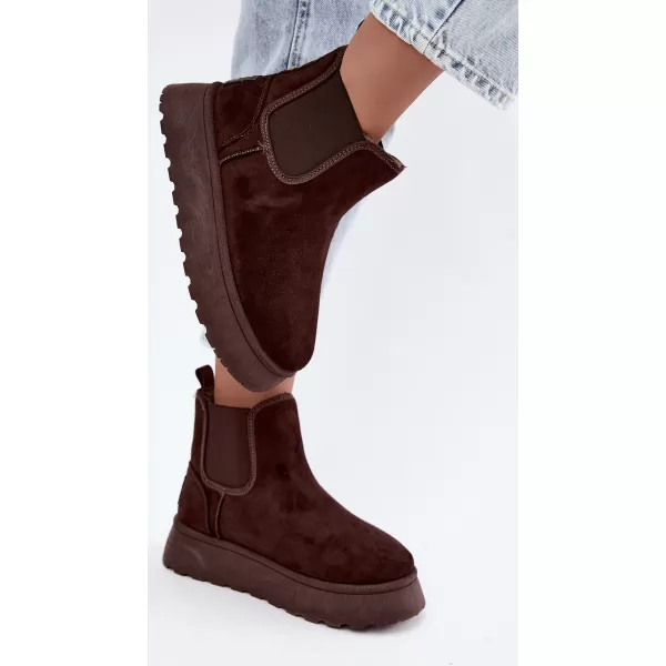  Pantofi de dama BIG STAR SHOES UU274174 UMBRE MARO/BEJ 