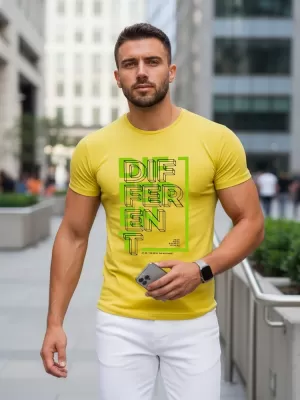 Tricou pentru bărbați DSTREET NX5008R CHIHLIMBAR