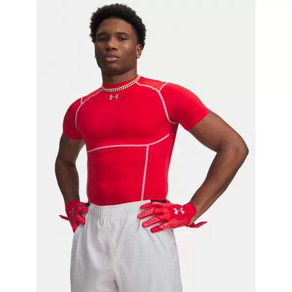  Tricou pentru bărbați UNDER ARMOUR UA HG ELITE COMP SS 6015382-600 ROŞU 