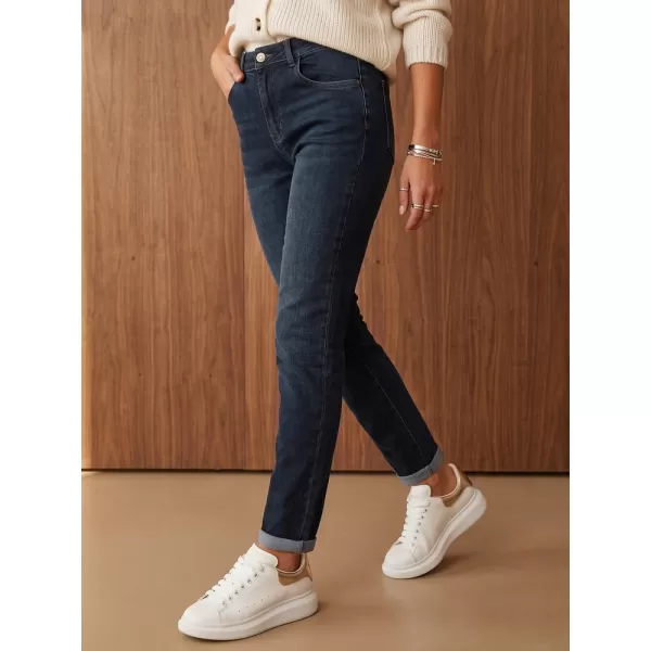  Pantaloni de dama DSTREET UY3249 ALBASTRU ÎNCHIS 