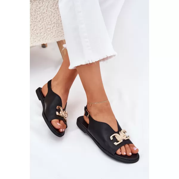  Sandale de dama EVENTO 25SD35-8775 NEGRU 