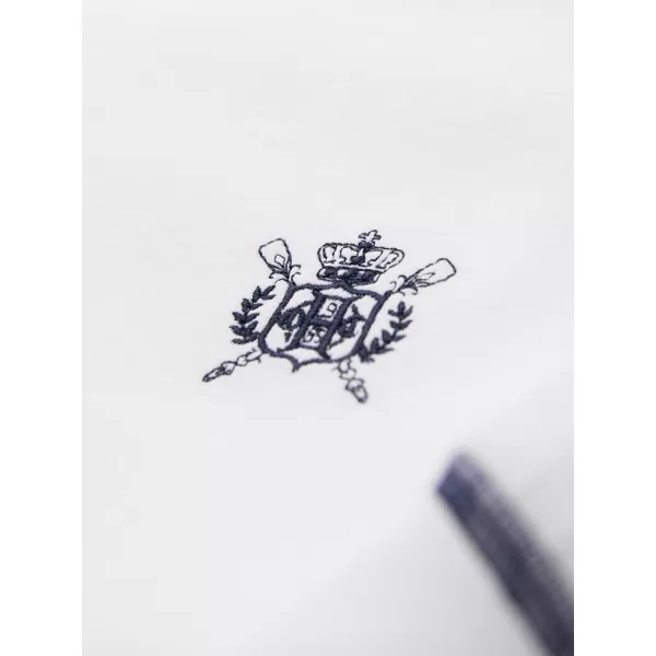  Hanorac pentru bărbați OMBRE OM-SSNZ-0269 APROAPE ALB 