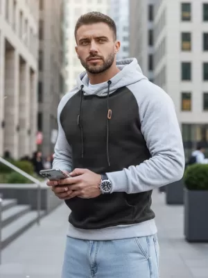 Hanorac pentru bărbați DSTREET BX5935 NEGRU