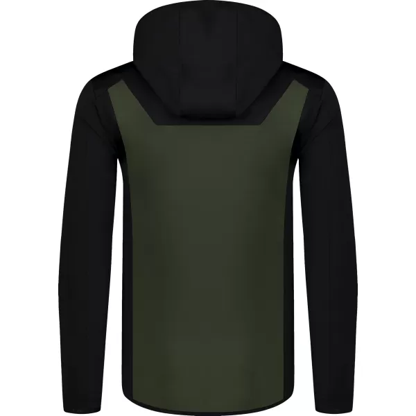  Hanorac powerfleece pentru bărbați NORDBLANC SPRAWL NBSFM8333 VERDE 