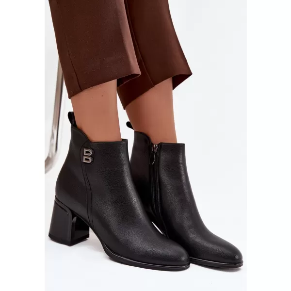  Botine de dama BOTO 25BT24-9213 NEGRU 