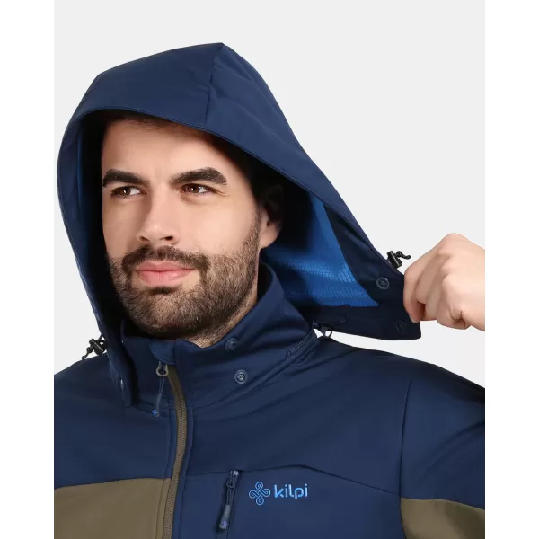  Jachetă softshell pentru bărbați KILPI ONTAVIO-M 1M0112KI KAKI 