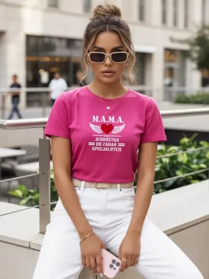 Tricou de damă DSTREET NX5026RY-PI ROZ