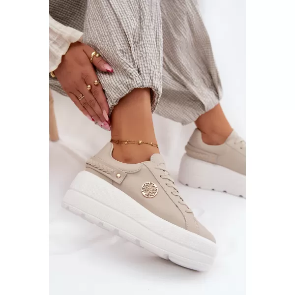  Adidași de damă D&A LR61-7095 BEJ 
