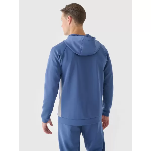  Hanorac pentru bărbați 4F WAW25TSWSM1930 DENIM 