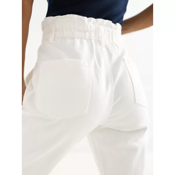  Pantaloni de dama SUBLEVEL D70059Z62399A1 ALB 