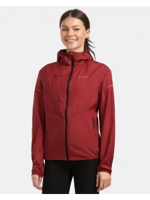 Blazer de vânt pentru femei KILPI ROSA-W 1L0109KI ROȘU ÎNCHIS
