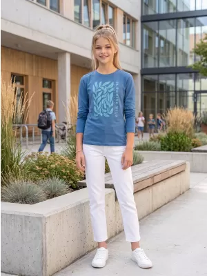 Tricou pentru copii ALPINE PRO ECCO 2 VALLARTA ALBASTRU VARIANTA PC