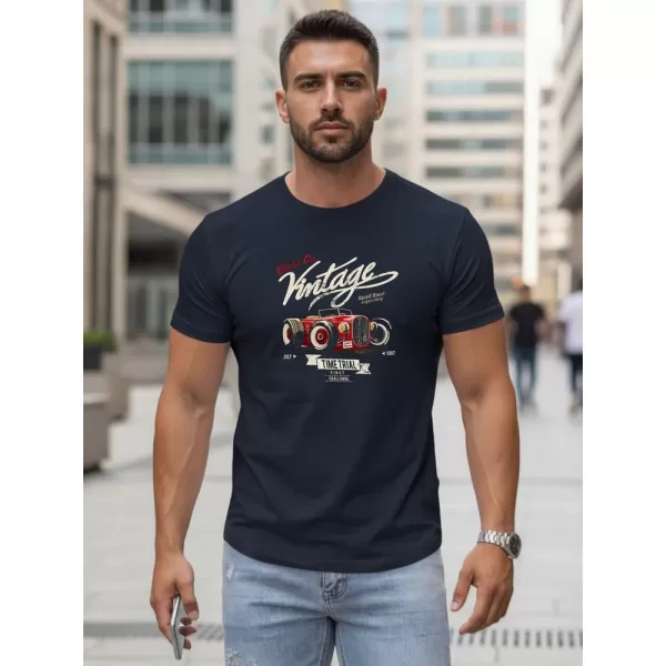  Tricou pentru bărbați DSTREET NX5094R-NY ALBASTRU ÎNCHIS 