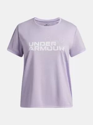 Tricou fetita UNDER ARMOUR TECH TWIST WDMK LOGO SS 6007134-536 VIOLET