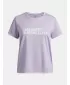 Tricou fetita UNDER ARMOUR TECH TWIST WDMK LOGO SS 6007134-536 VIOLET