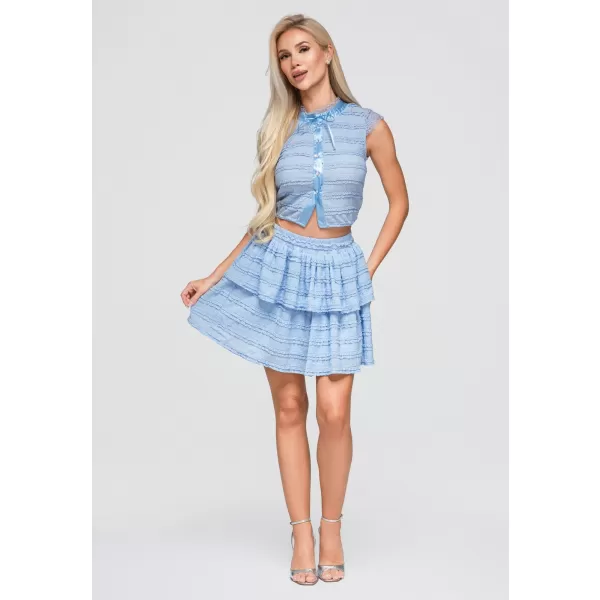 Fusta de dama OMBRE OW-GL-E0014 ALBASTRU 