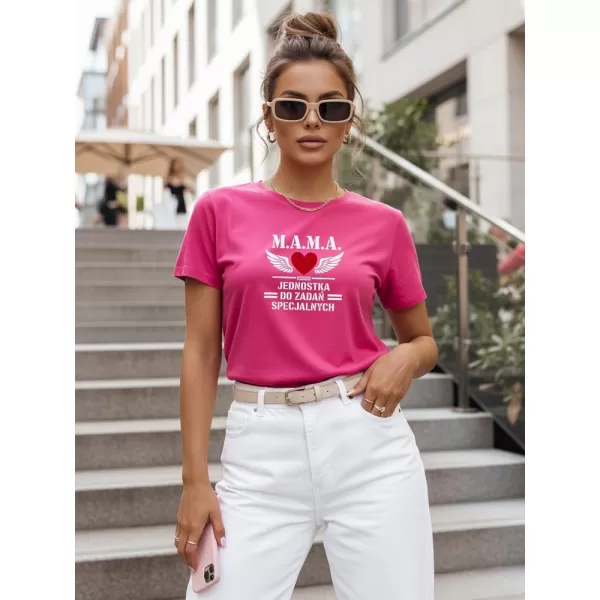  Tricou de damă DSTREET NX5026RY-PI ROZ 