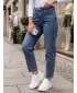 Pantaloni de dama DSTREET UY3104 ALBASTRU
