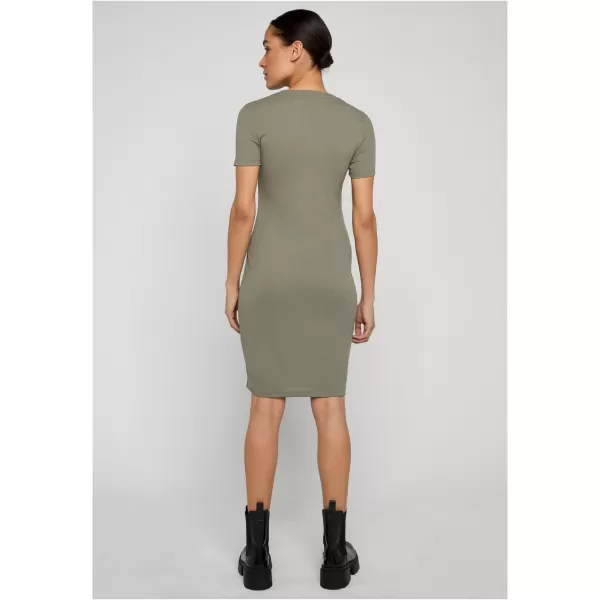  Rochie URBAN CLASSICS TB8275 MĂSLINE PALID 