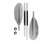 Vâslă SPINERA Kayak Classic Alu 4D GRI