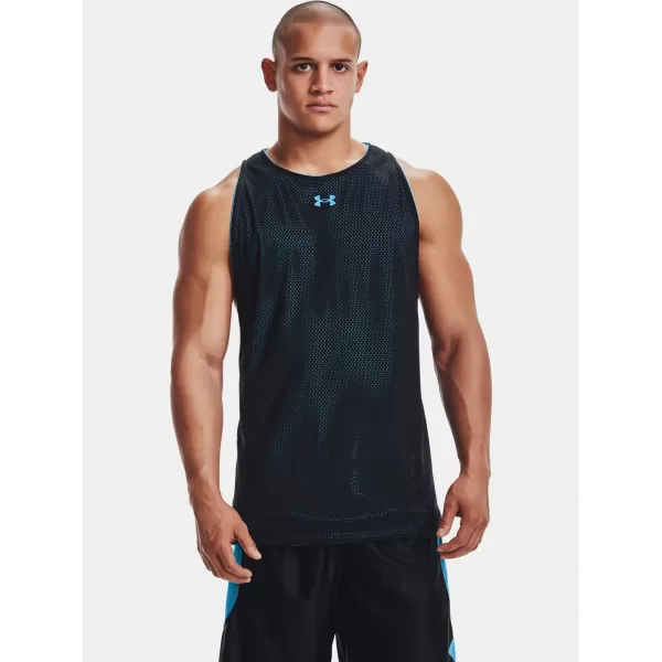  Maiou bărbătesc UNDER ARMOUR UA BASELINE REVERSIBLE TANK 1361899-422 ALBASTRU 