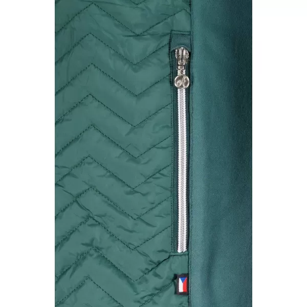  Palton hibrid de damă ALTISPORT IRYSA VERDE ÎNCHIS 