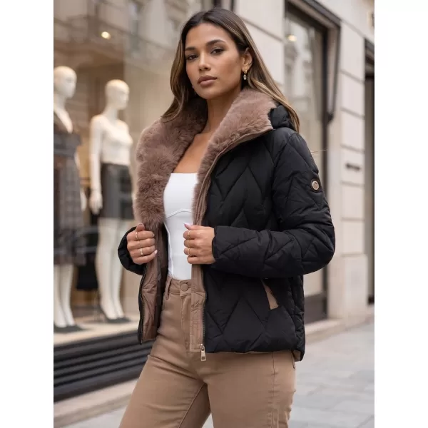  Geaca de dama DSTREET TY6083 NEGRU 
