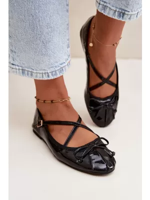 Balerini de dama BOTO 6625-1 NEGRU