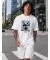 Tricou pentru bărbați DSTREET NX1017R-WH-O ALB