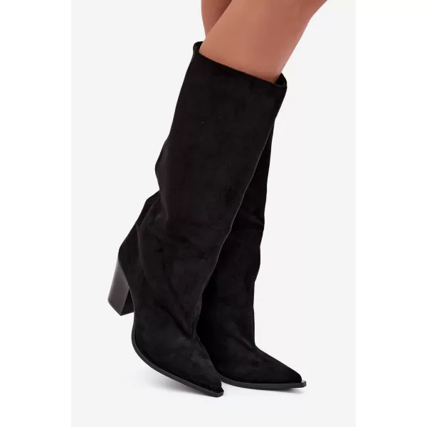  Cizme de dama BOTO 2576A NEGRU 