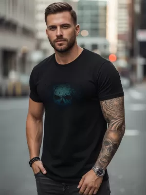 Tricou pentru bărbați DSTREET NX0092R NEGRU