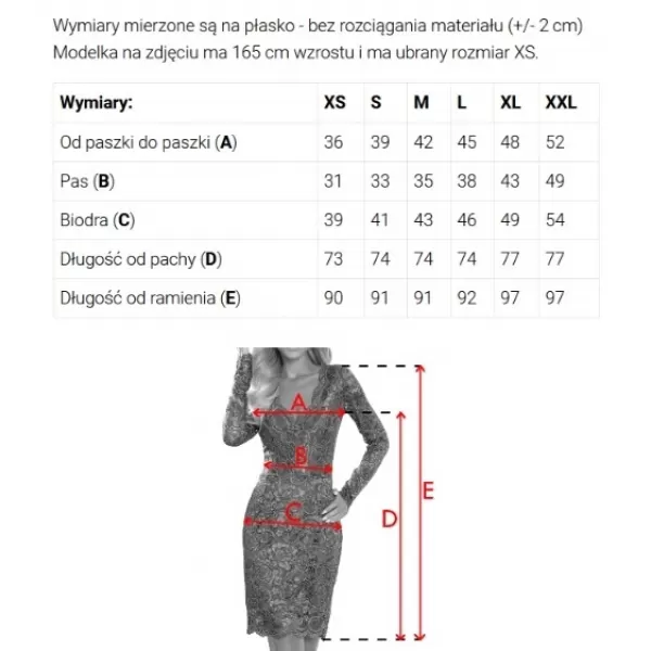  Rochie de dama cu dantela NUMOCO 180-4 NEGRU 