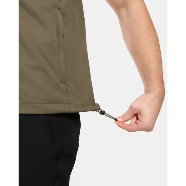  Vestă softshell pentru bărbați KILPI NOIL-M 1M0116KI KAKI 