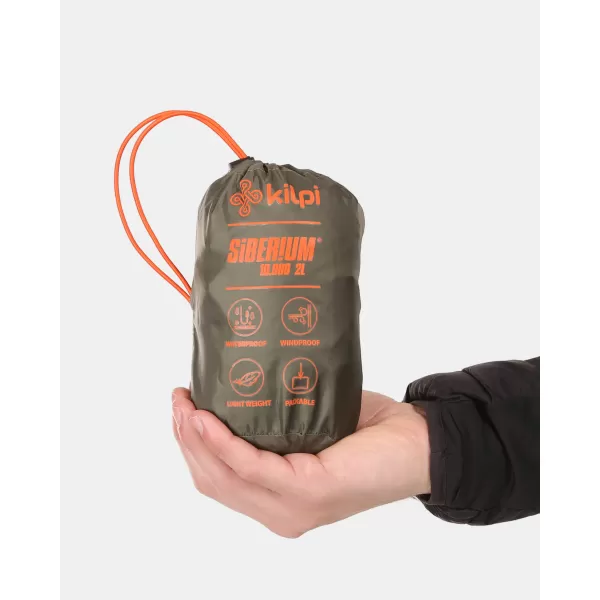  Jacheta hardshell KILPI JALUU-U 1U0180KI VERDE ÎNCHIS 