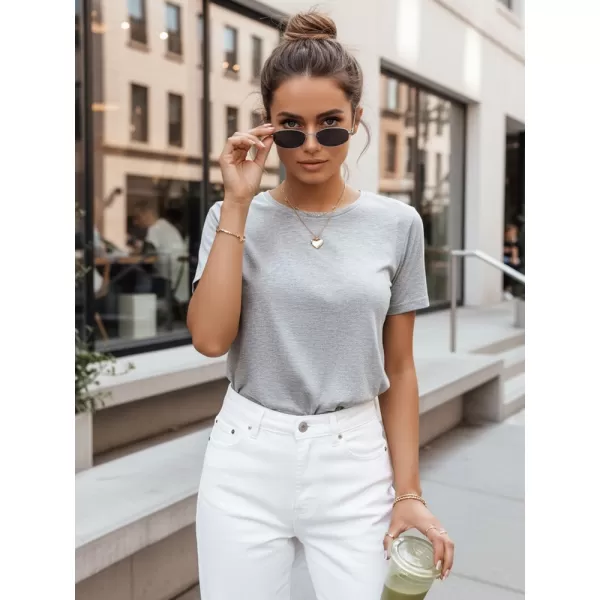  Tricou pentru femei DSTREET RY2122 GRI DESCHIS 