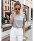 Tricou pentru femei DSTREET RY2122 GRI DESCHIS