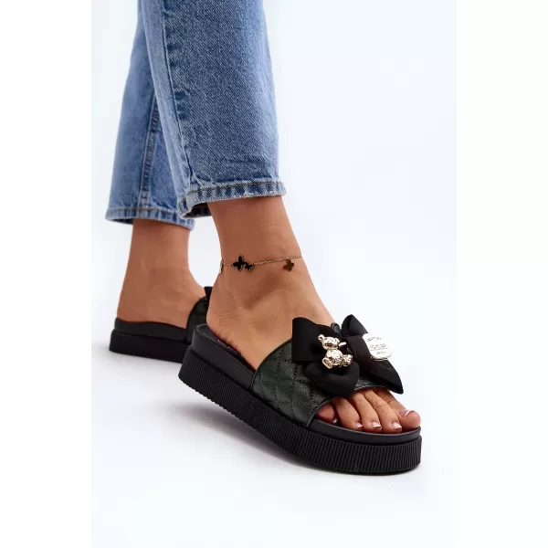  Papuci de damă BOTO SP50-1/BG146P NEGRU 