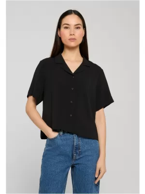 Cămașă de damă URBAN CLASSICS TB8283-00007 NEGRU