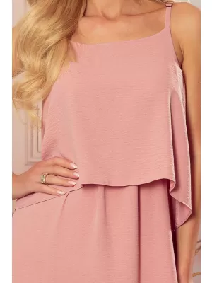Rochie de femei NUMOCO 294-3 ROZ PUDRA